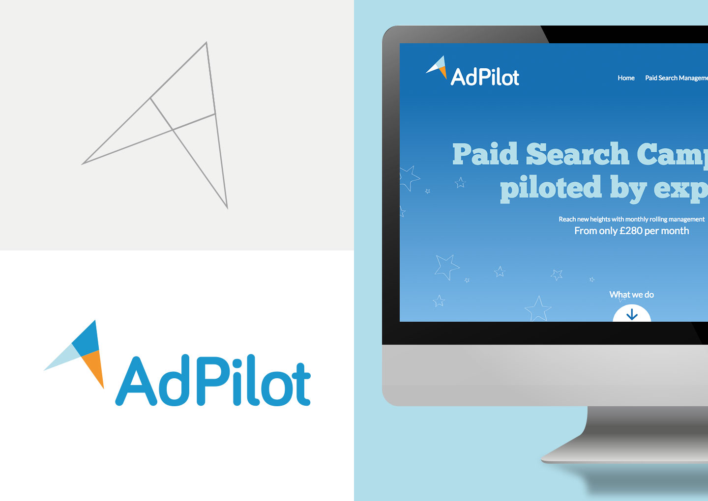 Adpilot website and logo